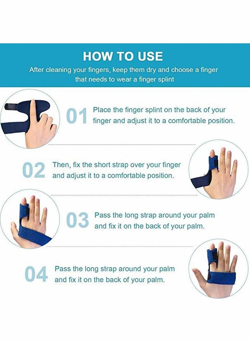Trigger Finger Splint for Alleviating Finger Locking, Stiffness- Tendon Release and Pain Relief from Stenosing Tenosynovitis- Bonus Fastening Tape (Left) - Image 4