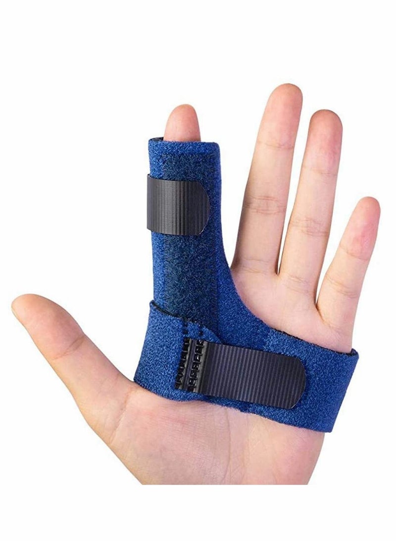 Trigger Finger Splint for Alleviating Finger Locking, Stiffness- Tendon Release and Pain Relief from Stenosing Tenosynovitis- Bonus Fastening Tape (Left) - Image 1