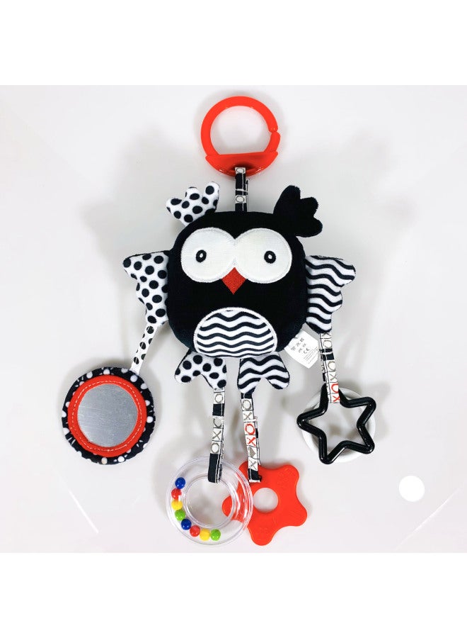 bbsky Animal Newborn Baby Soothing Plush Doll Puzzle 0-1 Year Old Car Hanging Bed Hanging Stroller Pendant Baby Toy - Image 5