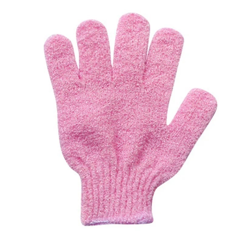 1 Bathroom Exfoliating Rubbing Scrub Skin Massage Sponge Shower Brushing Cloth Bath Gloves Scrubber Non-slip Body SPA Gloves - Image 2