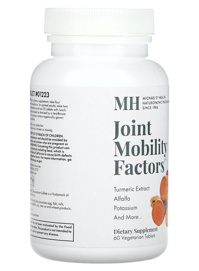 Michael's Naturopathic Joint Mobility Factors 60 Vegetarian Tablets - Image 2