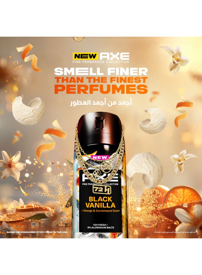 Axe The Premium Body Spray Collection for Men, Black Vanilla, Orange and Sandalwood Scent, 72H Fresh - Image 3