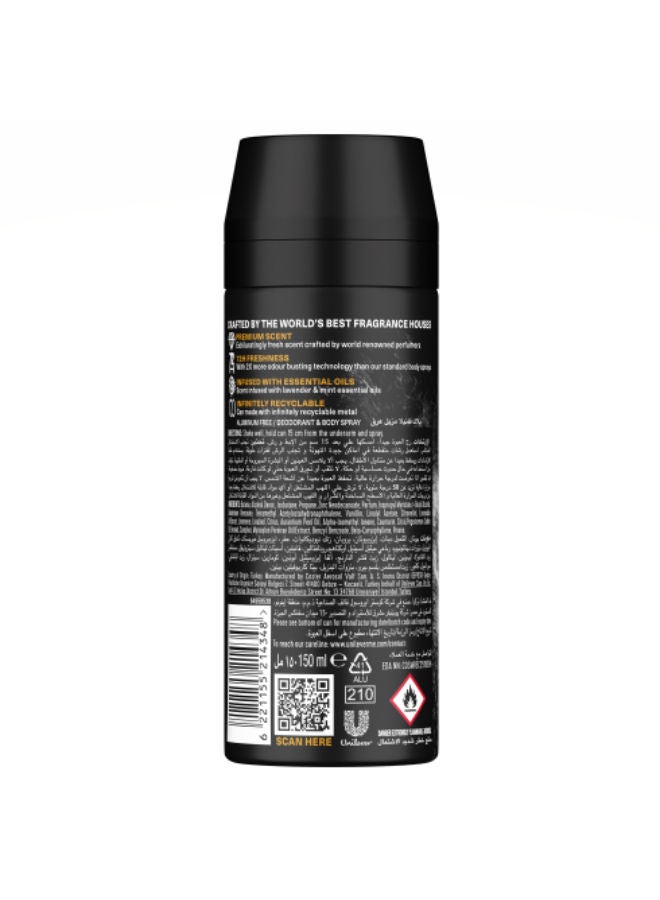 Axe The Premium Body Spray Collection for Men, Black Vanilla, Orange and Sandalwood Scent, 72H Fresh - Image 2