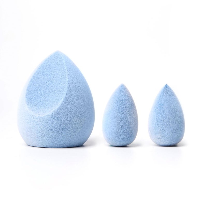 JUNO & Co. JUNO & Co. Microfiber Sponge, Latex-Free, Dual Layer Technology, Flawless Makeup Blender for Foundations, Powders and Creams (Velvet Love Bundle) 