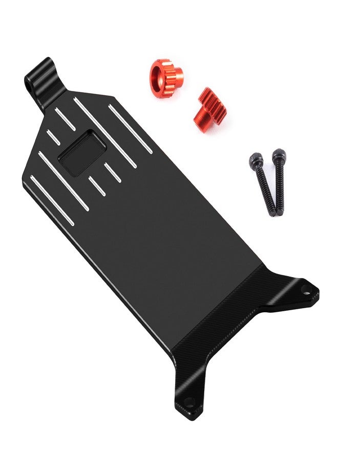 JGGZONE Aluminum Alloy Electronics and Receiver Mounting Plate for 1/24 Buggy Losi Micro-B 2WD Buggy RC Car Upgrade Parts Accessories Replacement (Black) - Image 3