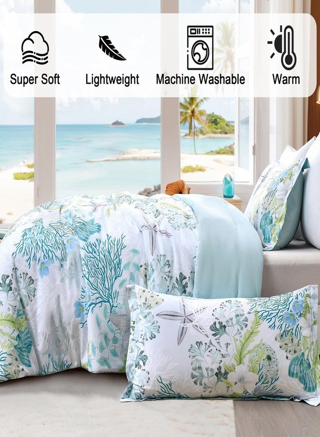 Tritard Comforter Bedding Set Queen Size with Pillow Shams for All Season, C8 - Image 5