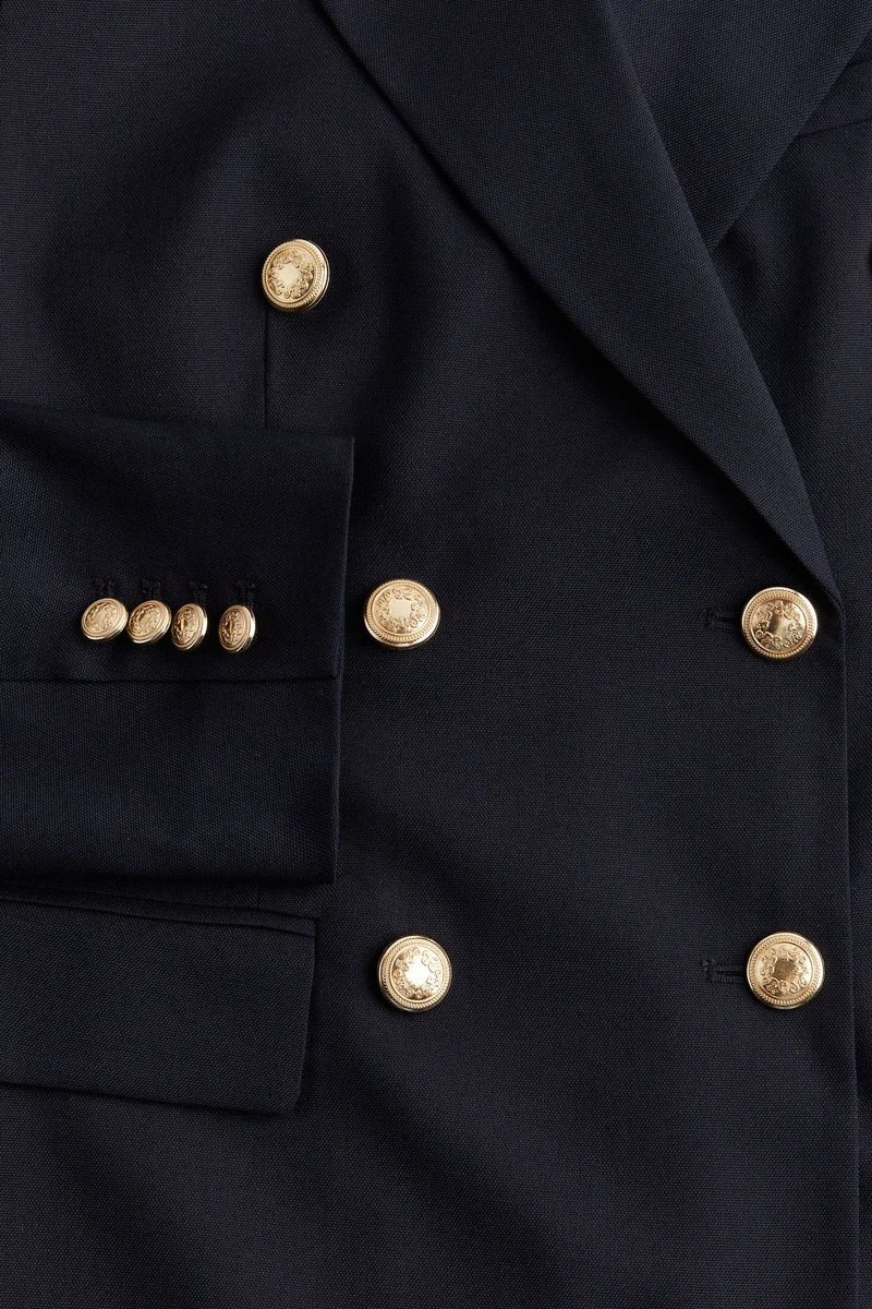 اتش اند ام بليزر بصف مزدوج من الأزرار