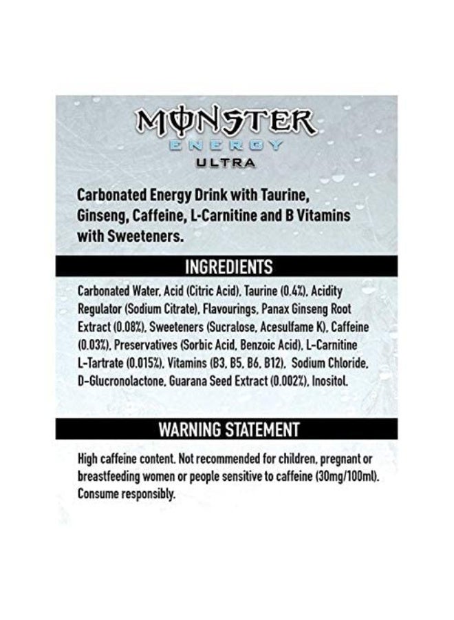 Monster Energy Chefsneed Ultra Zero Drink 440ml pack of 12 - Image 4
