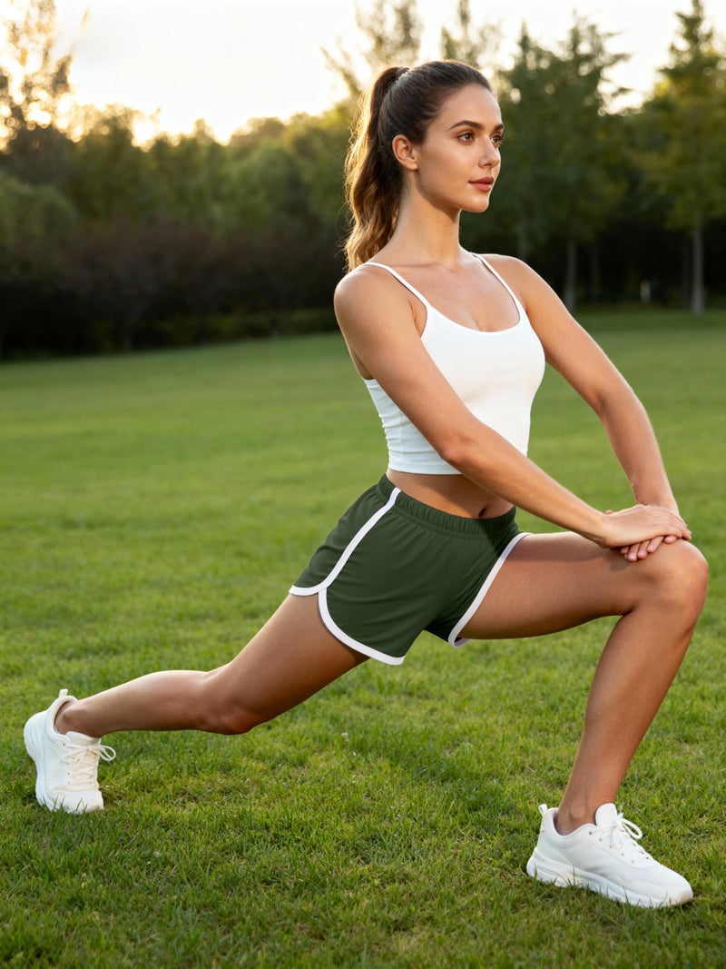 URATOT 7 Pack Womens Cotton Shorts, Dolphin Booty Athletic Gym Sports Shorts for Yoga Lounge Running - Image 3