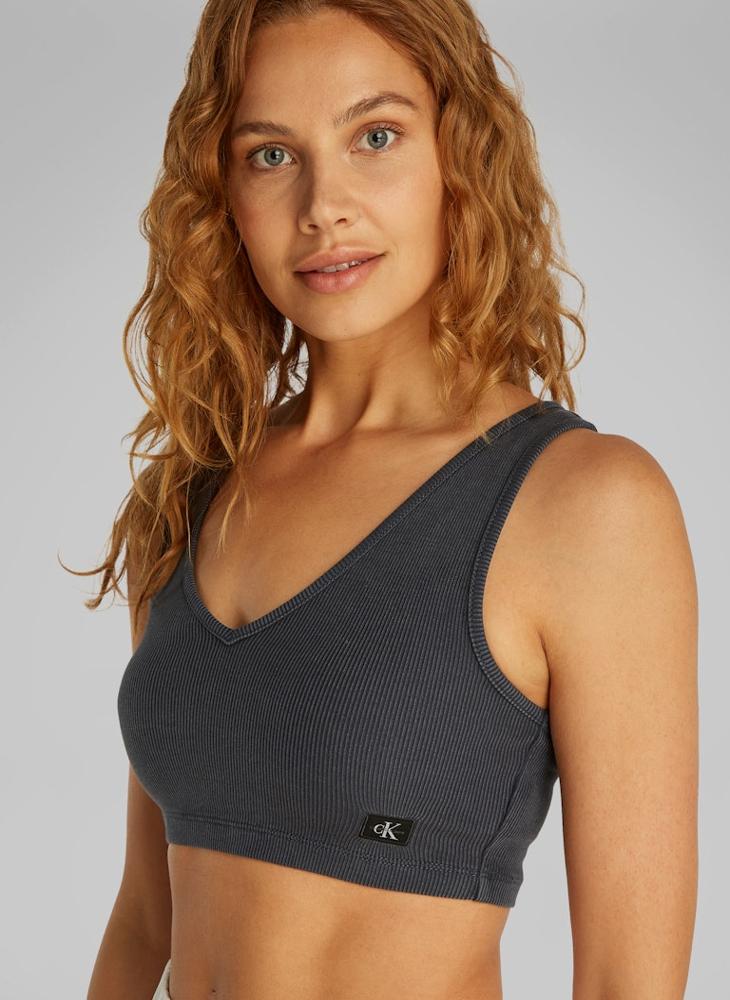 Calvin Klein Jeans Ribbed Bralette Top  - Image 3