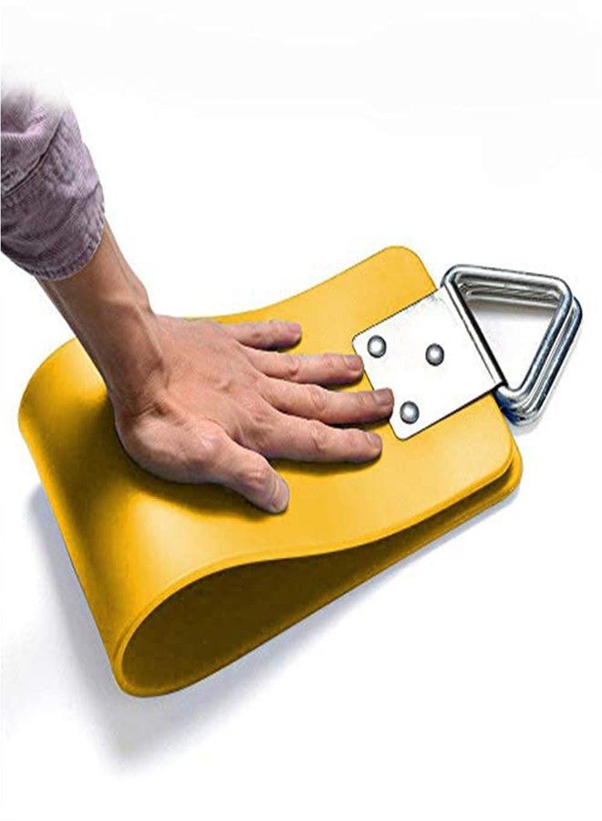 SSD RC SSD Flexible Heavy Duty Swing Seat Set with Metal Triangle Ring for Kids/Adults | Weight Support Upto 300kg (YELLOW01) - Image 4