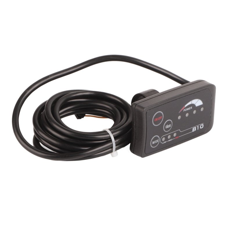 Electric Bicycle 810 LED Display With 5 Wire Cable Control Panel - Image 1