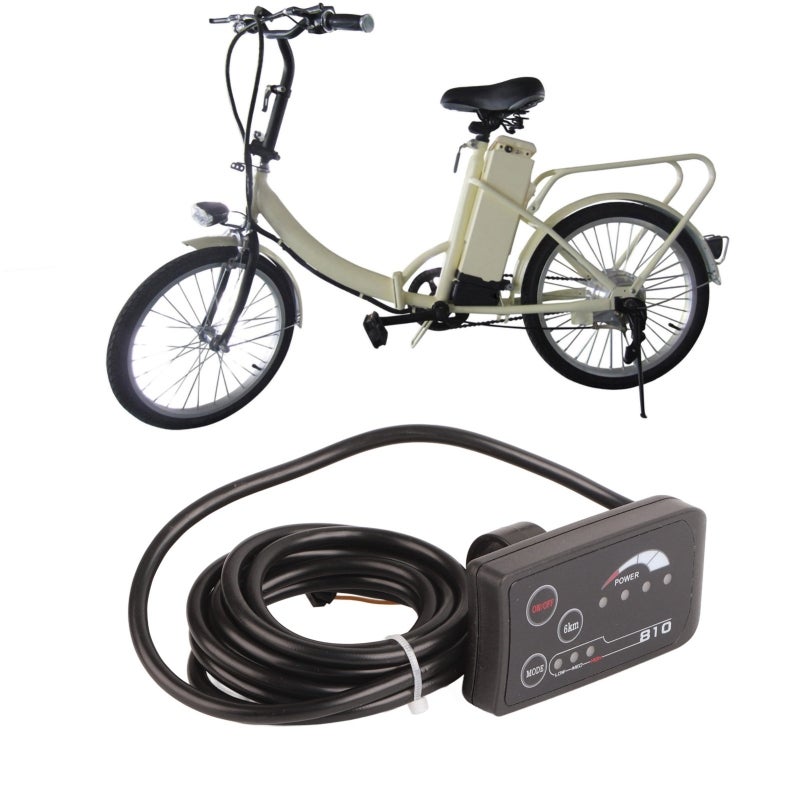 Electric Bicycle 810 LED Display With 5 Wire Cable Control Panel - Image 2