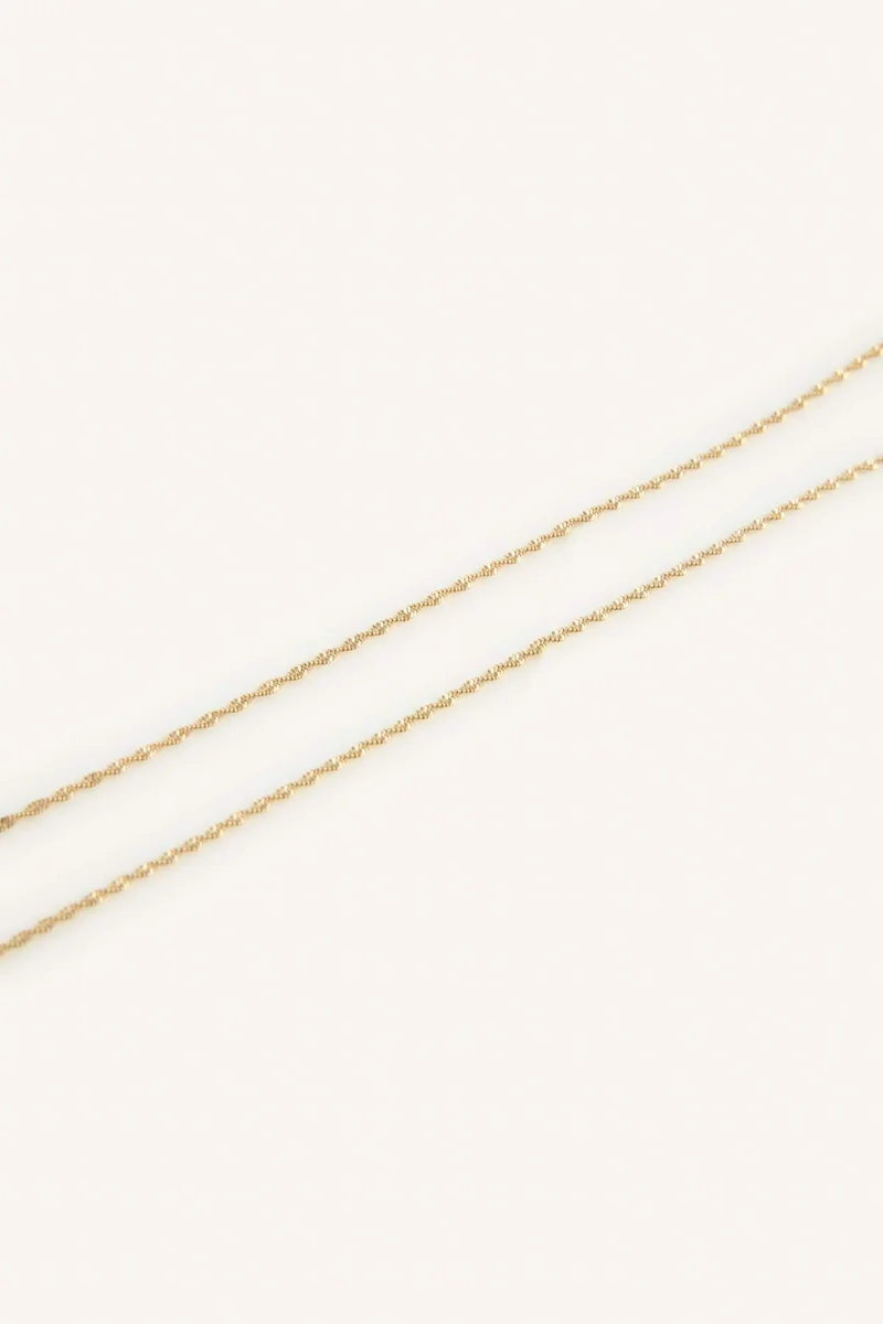Defacto  Woman 2 piece Golden Necklace for Women | Best Price UAE