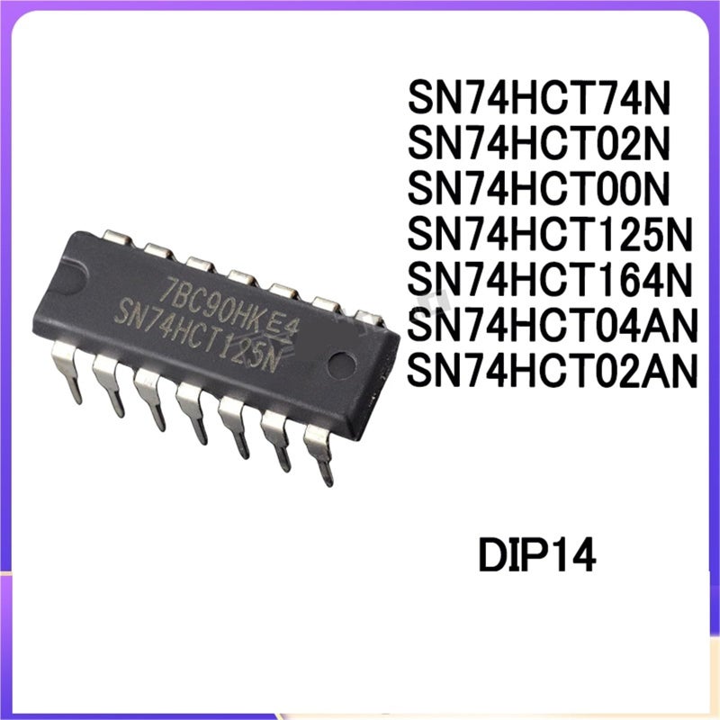 SN74HCT02N DIP14 Logic Gate IC 10 PCS Set Integrated Circuit Chip - Image 3