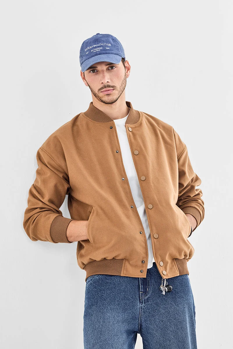 SNITCH Snap Button Bomber Jacket