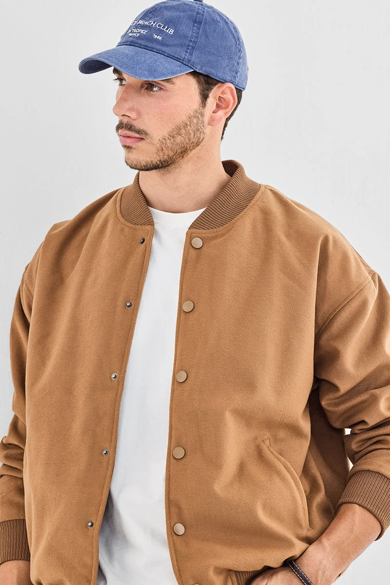 سنيتش Snap Button Bomber Jacket