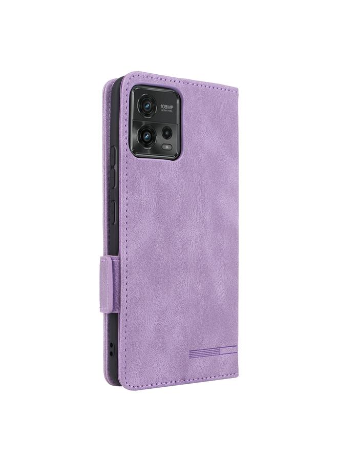 S-TOP Case For Motorola Moto G72 4G Magnetic Clasp Flip Leather Phone Case - Image 3