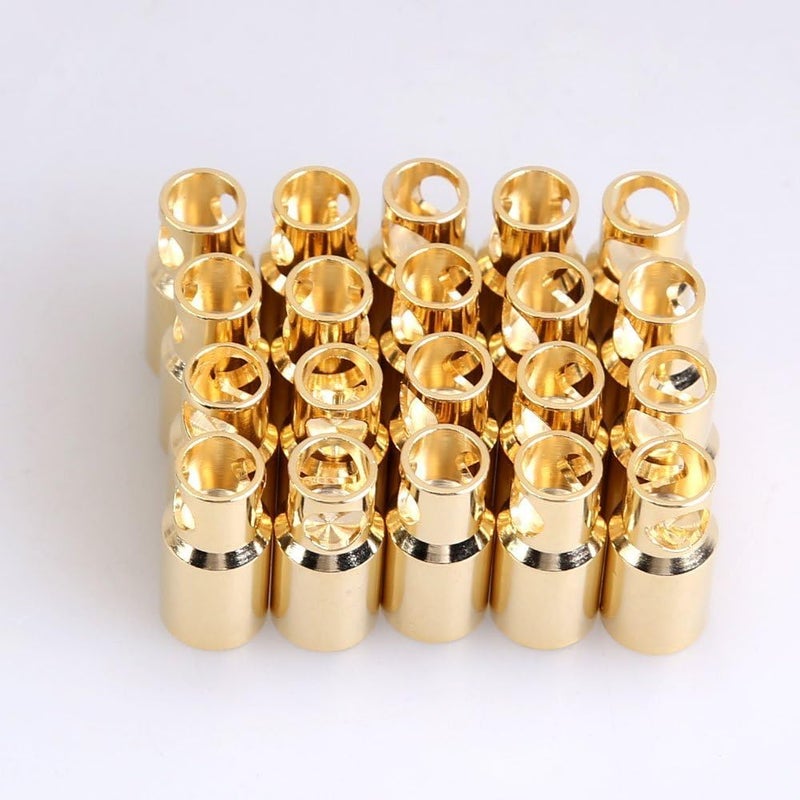 FLY RC 20 Pairs Gold Plated 6.0mm 6mm Male Female Banana Plug Bullet Connector for Motor ESC Lipo Battery - Image 2