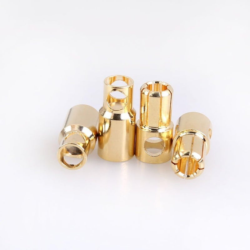 FLY RC 20 Pairs Gold Plated 6.0mm 6mm Male Female Banana Plug Bullet Connector for Motor ESC Lipo Battery - Image 4