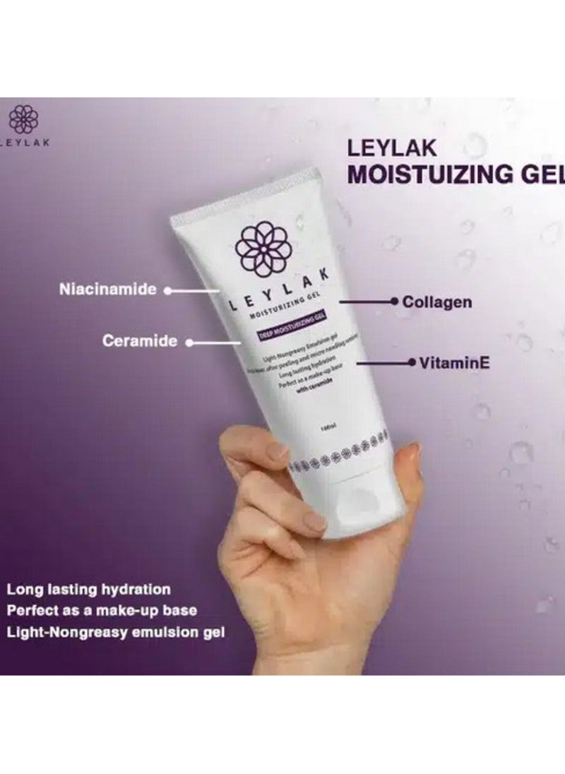 Leylak - Leylak Gel Moisturizing Deep Moisturizing Light Non Greasy Emulsion Gel 100Ml - Image 1