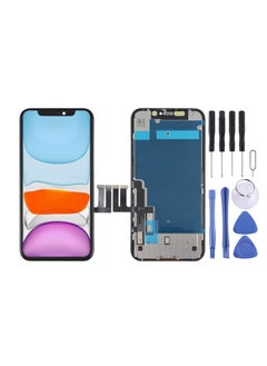 RYN RYN® For Compatible IPhone 11 LCD Screen Replacement Display Assembly, Black, With repair tool kit and Screen Protector. Compatible with Model A1984, A2105, A2106, A2107  - Image 1