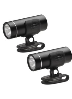 Generic Mini Working Flashlight, 2 Pcs Portable LED Shoe Light, Flashlight with Clip, Rechargeable Adjustable 200 Lumens Flashlight, for Camping, Hiking, Emergency, Hurricane, Fishing, Power Outage  - Image 1