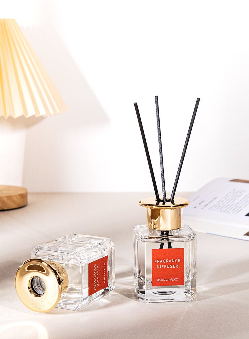 4 Packs Reed Diffuser Set - Shangri-La | Little Iris | RedCurrant | Sandalwood | 80 ml 2.7 oz | Aromatherapy Air Freshener Fragrance Home Fragrance, Oil Diffuser - Image 4