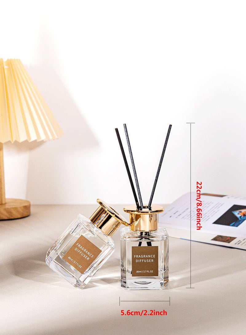 4 Packs Reed Diffuser Set - Shangri-La | Little Iris | RedCurrant | Sandalwood | 80 ml 2.7 oz | Aromatherapy Air Freshener Fragrance Home Fragrance, Oil Diffuser - Image 2