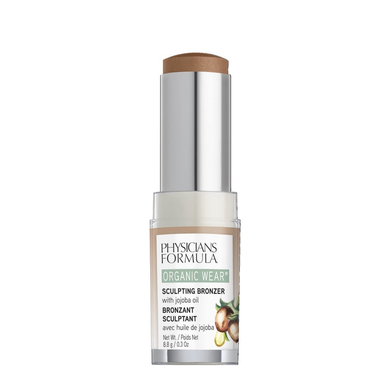Physicians Formula Organic Wear All Natural Sculpting Face Bronzer Makeup Stick Toffee, Dermatologist Approved - Image 3