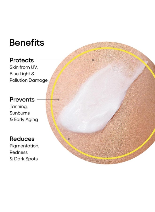 Ethiglo 360 Block Sunscreen Gel SPF50 (50g) | Lightweight, Non-Greasy, No White Cast | Broad Spectrum UVA, UVB, Blue Light & IR Protection | Pollution Defense with BlueShield & Clair Blanche II PACK OF 2 - Image 4