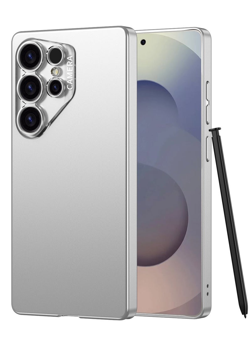 GKK Stylish Slim Protective Case Compatible with Samsung Galaxy S25 Ultra 6.9 inch (2025) , Polycarbonate with Camera & Screen Protector, Full-Cover Hard Shell, Anti-Drop, All-Round Protection Phone Cover with Pen Slot Design - Pen Not Included  - Image 1