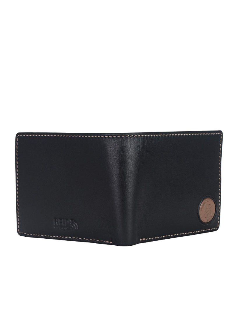 HORNBULL - Mens Leather Wallet | Black - Image 1