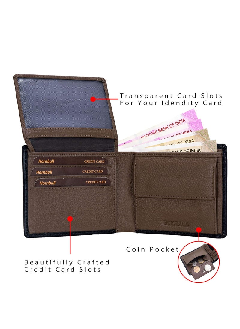 HORNBULL - Mens Leather Wallet | Black - Image 1