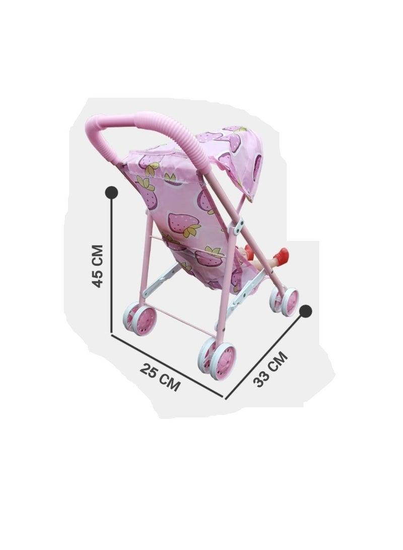 Mini Stroller With Doll Set  - Image 2