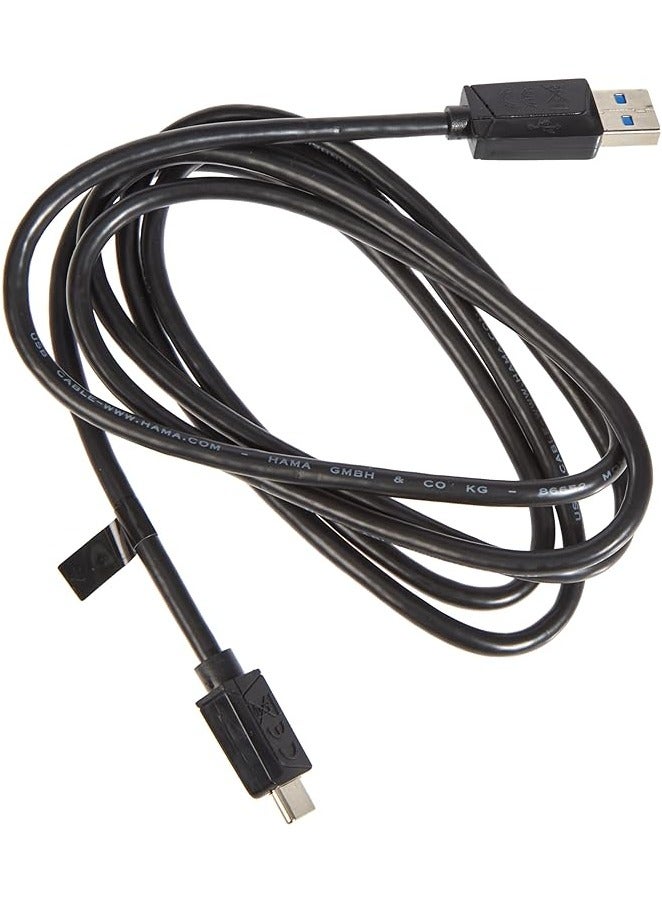 Hama 200652 USB-C Plug to USB-A Plug Cable, 1.5 m Length - Image 1