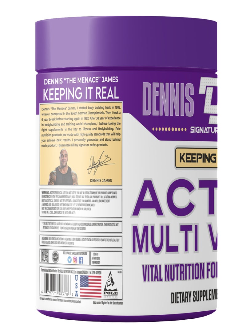 دينيس جيمس الفيتامينات المتعددة من Dennis James Signature Series – 90 قرص - Image 2