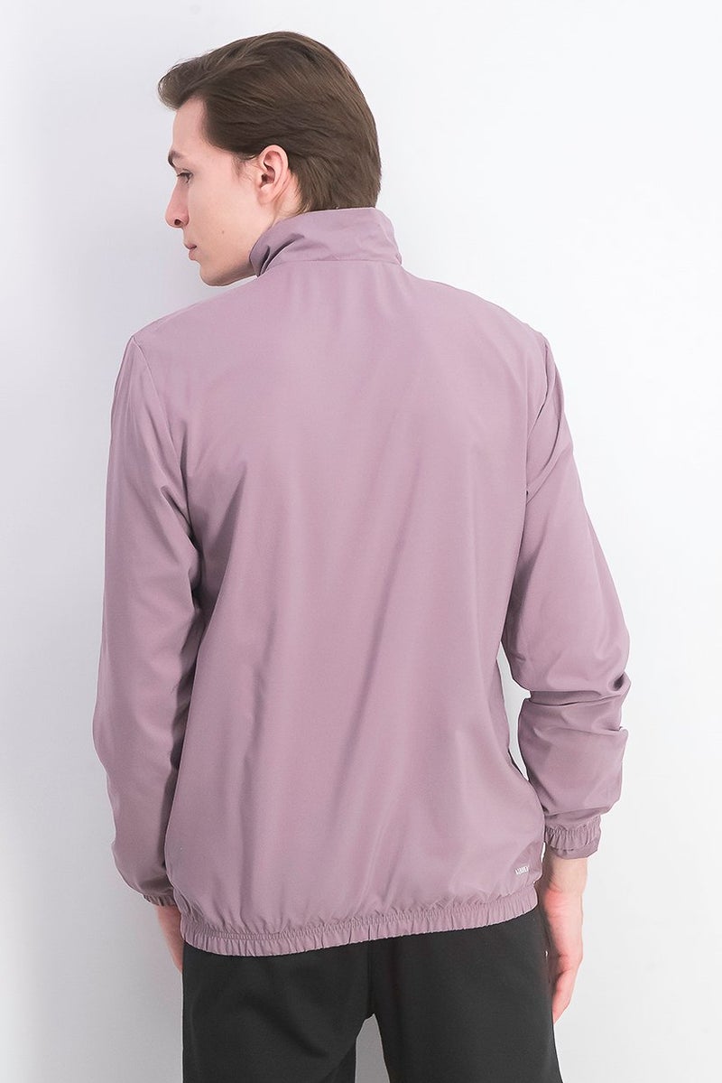 Adidas Men Regular Fit Long Sleeves Training Jacket, Purple and Black  - Image 3