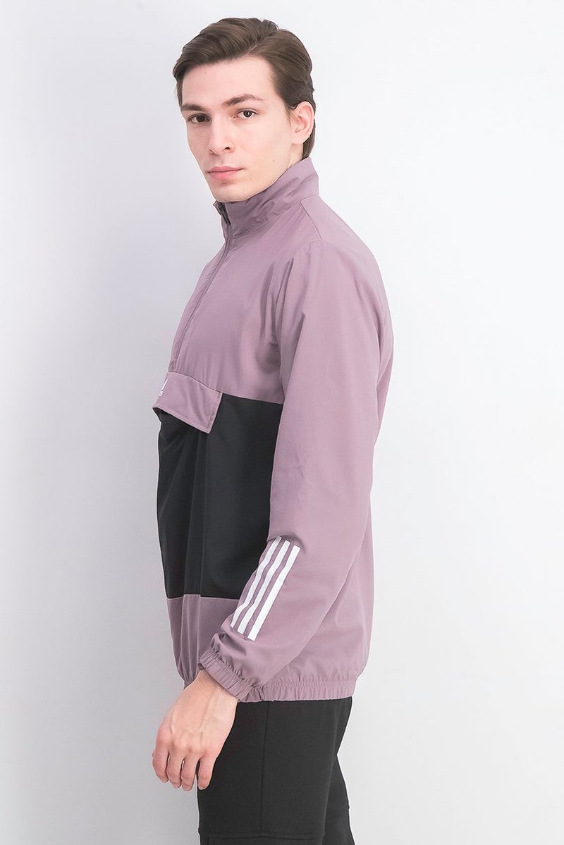 Adidas Men Regular Fit Long Sleeves Training Jacket, Purple and Black  - Image 2