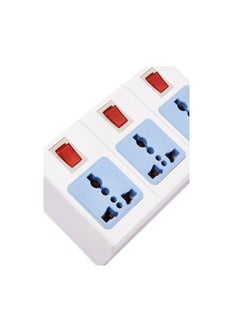 NEWSTAR 3 Plug Extension Socket Adapter White  - Image 3