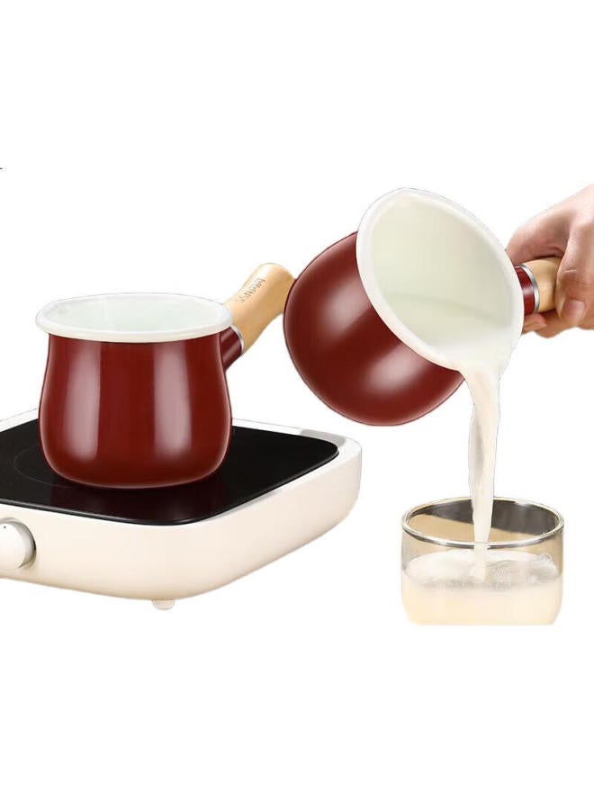 Ssn Hot Milk Pot, Milk Pot, Non-Coated Enamel Small Milk Pot, Non-Stick Pot, Baby Food Pot, Small Pot For Home Use - Image 3