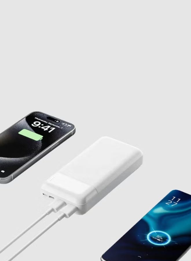 كهربائي باور بانك إليسينر 30000 مللي أمبير/ساعة - شحن سريع، منفذ USB مزدوج، شاشة LED، توافق عالمي - Image 2
