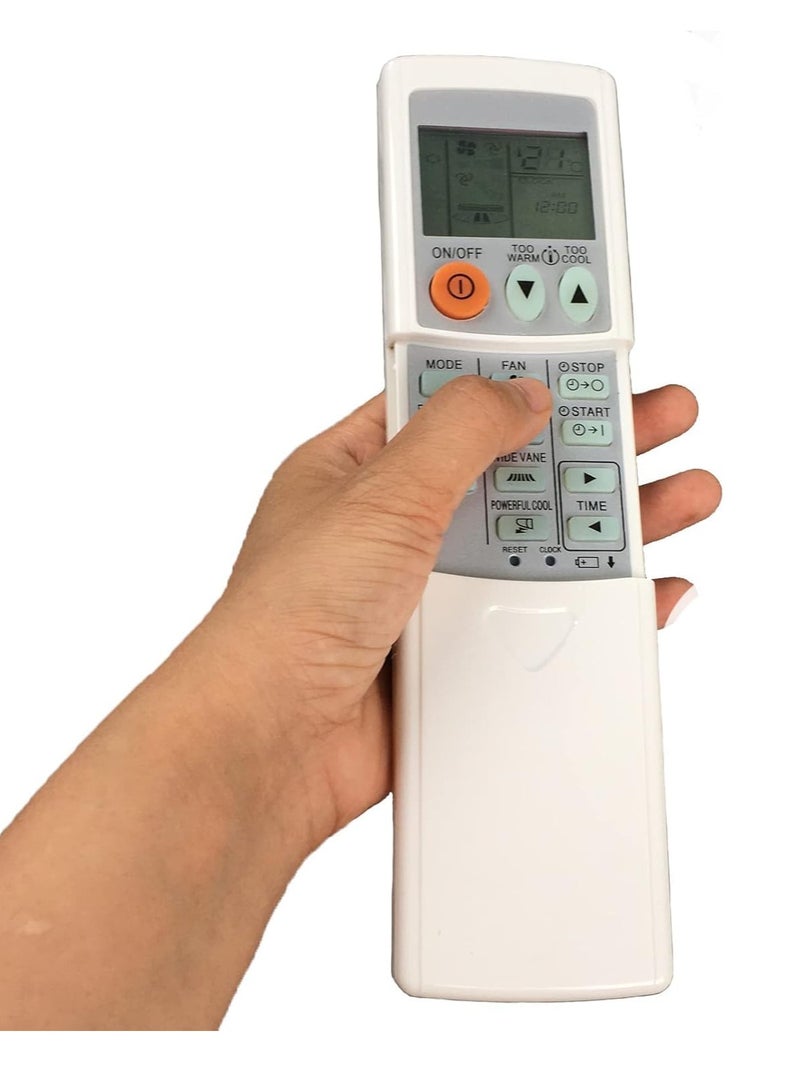 ELTRAZONE Universal Replacement Remote Control for Electric Mr Slim Air Conditioner – Compatible with MSZ-GL06NA, MSZ-GL09NA, MSZ-GL12NA Models – No Setup Required, Long-Range IR Signal, User-Friendly Design, Ergonomic, Reliable Performance, Ideal for Home or Office AC Units - Image 3