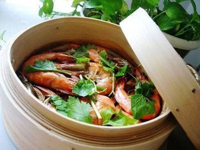 Decorcrafts Round Shape MomosDimsumWanton Steamer Bamboo Box Round Shape Momos Bamboo Basket 6 inch - Image 2