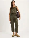 Bianco Lucci Khaki Green
