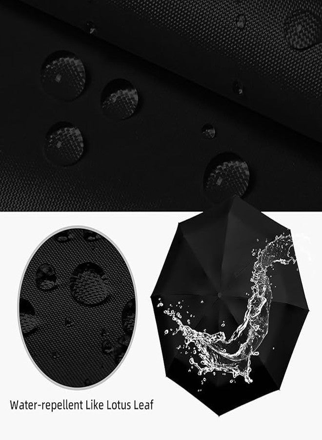 KAPI ENTERPRISE WITH K umbrella for Women & Men,Travel - Mini Folding Compact Umbrella with Case, 6 Ribs Lightweight Portable, Small Sun&Rain Pocket Umbrella for Women & Men - Image 3