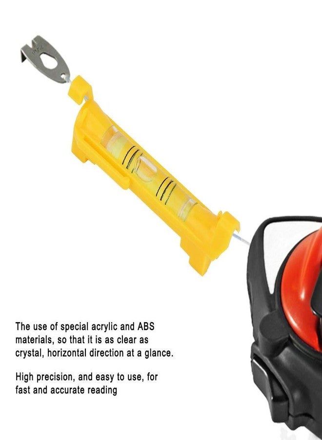 هيودو 5 قطع من مستوى خط الخيط، حبل من الطوب الصغير، حبل، خط تعليق الفقاعات، مستوى روح معلق، مستوى سلسلة الفقاعات - Image 2