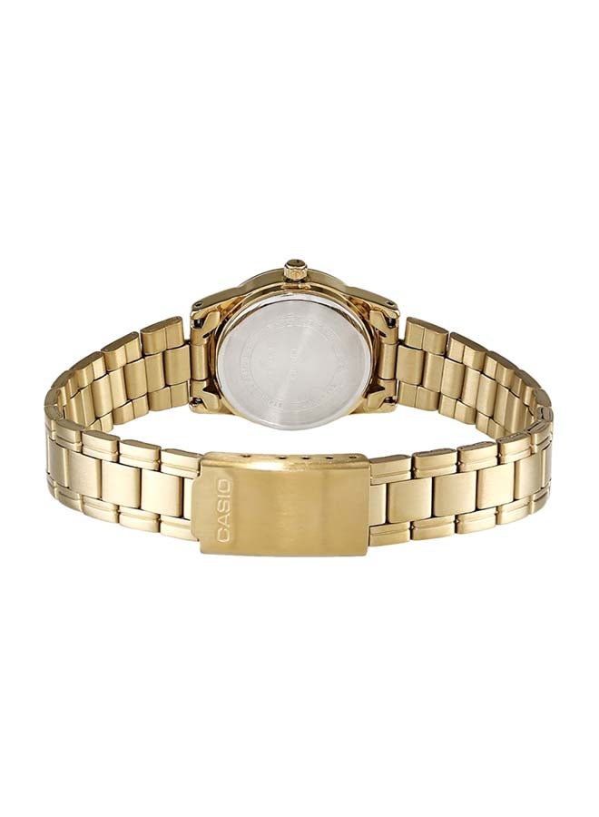 CASIO Women Formal Analog Watch LTP-V001G-9B - 24 mm - Gold - Image 2