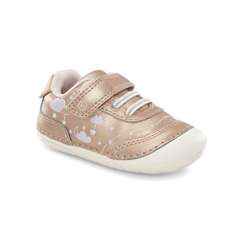 Stride Rite Baby Girls Soft Motion Adalyn First Walker Shoe Rose Gold 3 Infant