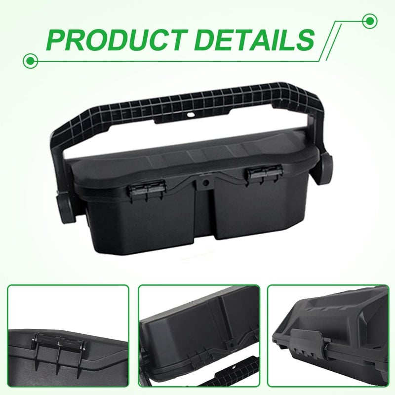 CPOWACE Dash Storage Box for Can-Am Defender HD5 HD8 HD10 MAX - Black Removable Tool Box - Image 5